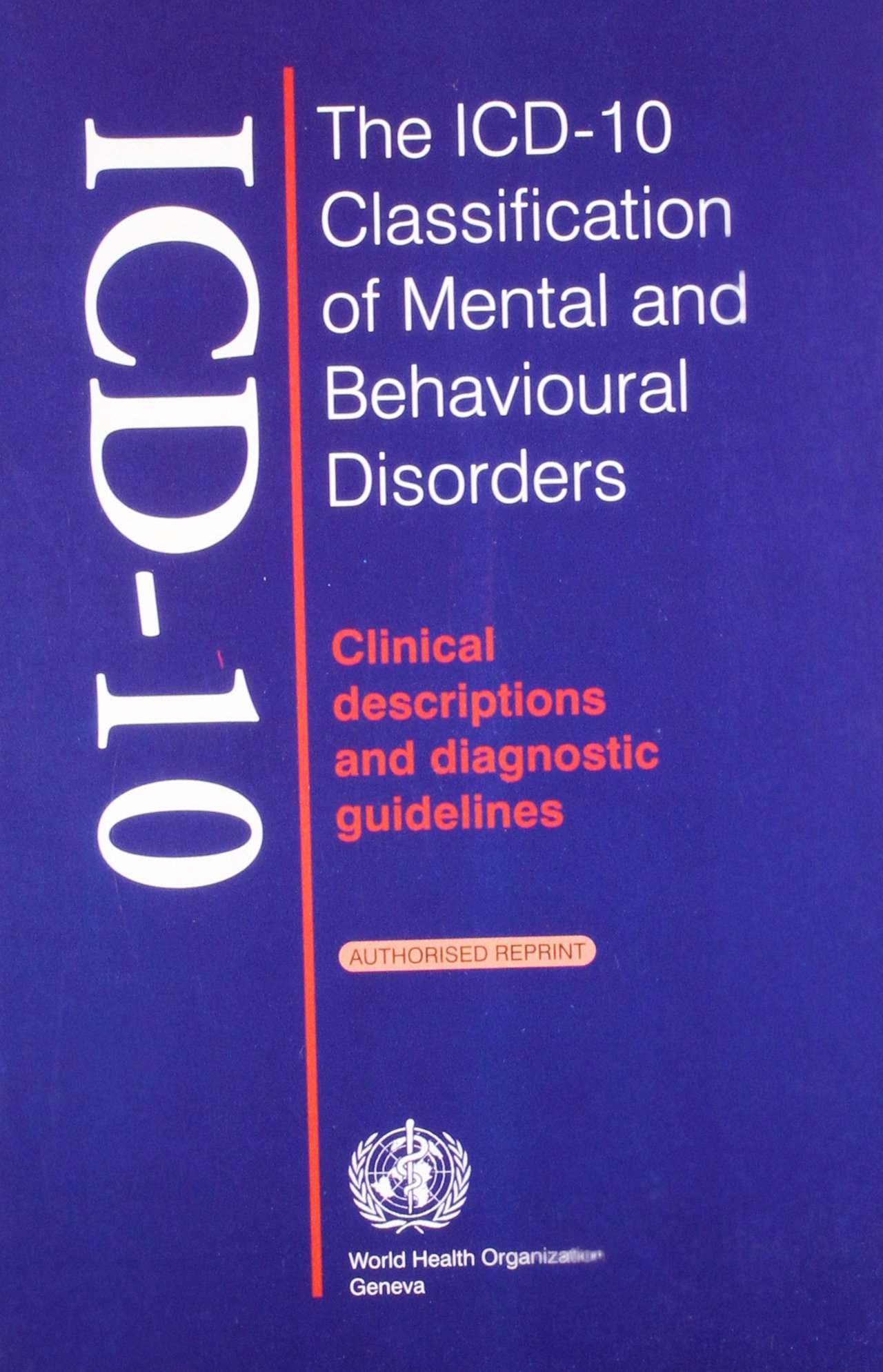 E-Book ThelCD-10 : Classification of Mental and Behavioural Disorders